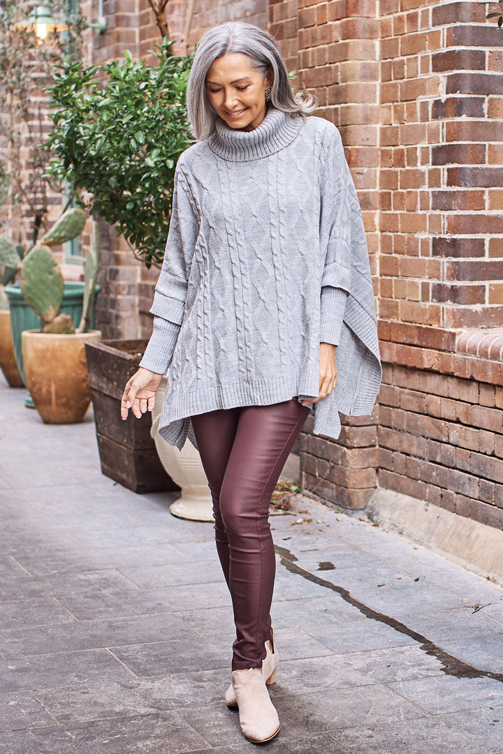 Emma Knit Jumper Light Grey Knitwear