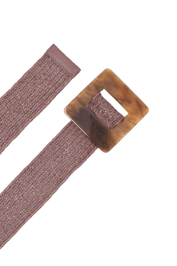 Mahana Elasticised Belt Mauve Belts