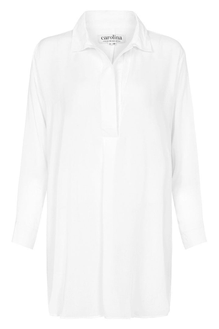 Monaco Dress Shirt White Dress-Shirts