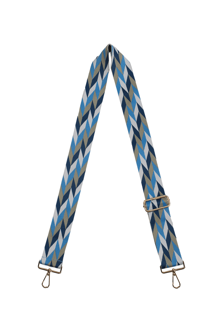 Berkley Handbag Strap Blue in Gold Accessories