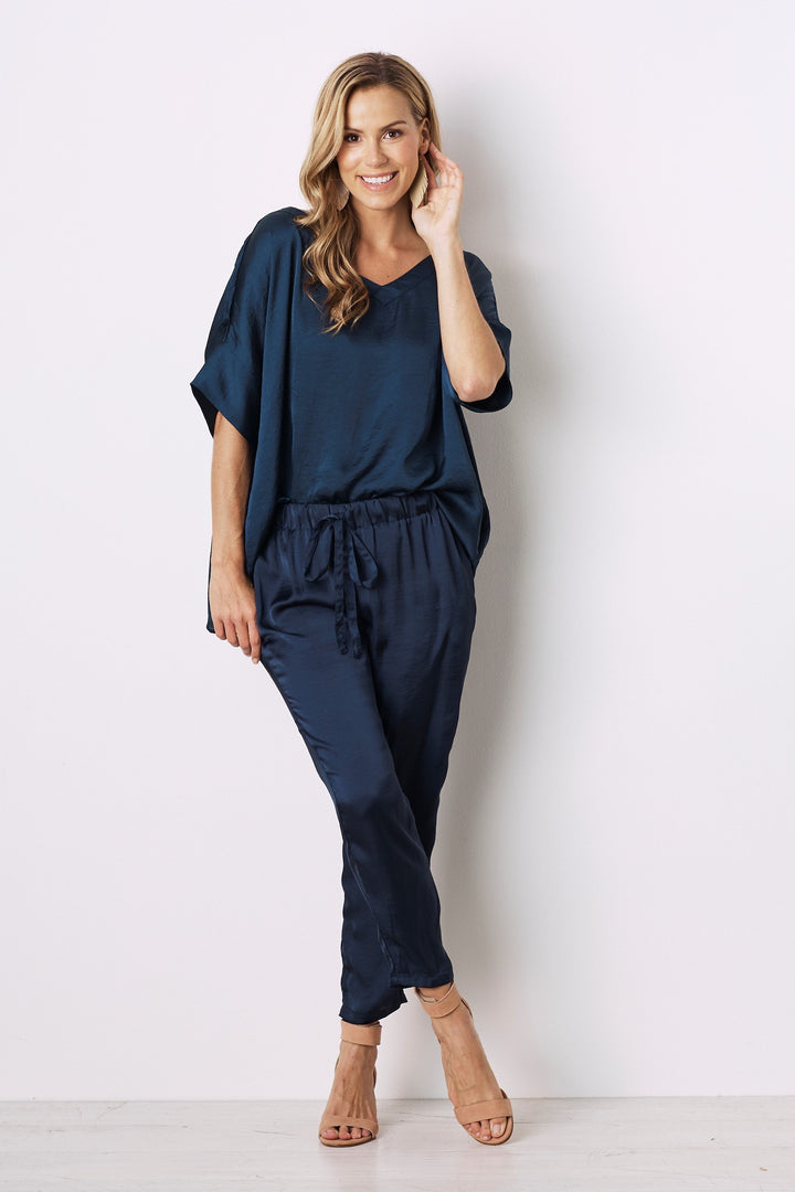 Camilla Pants Navy Pants